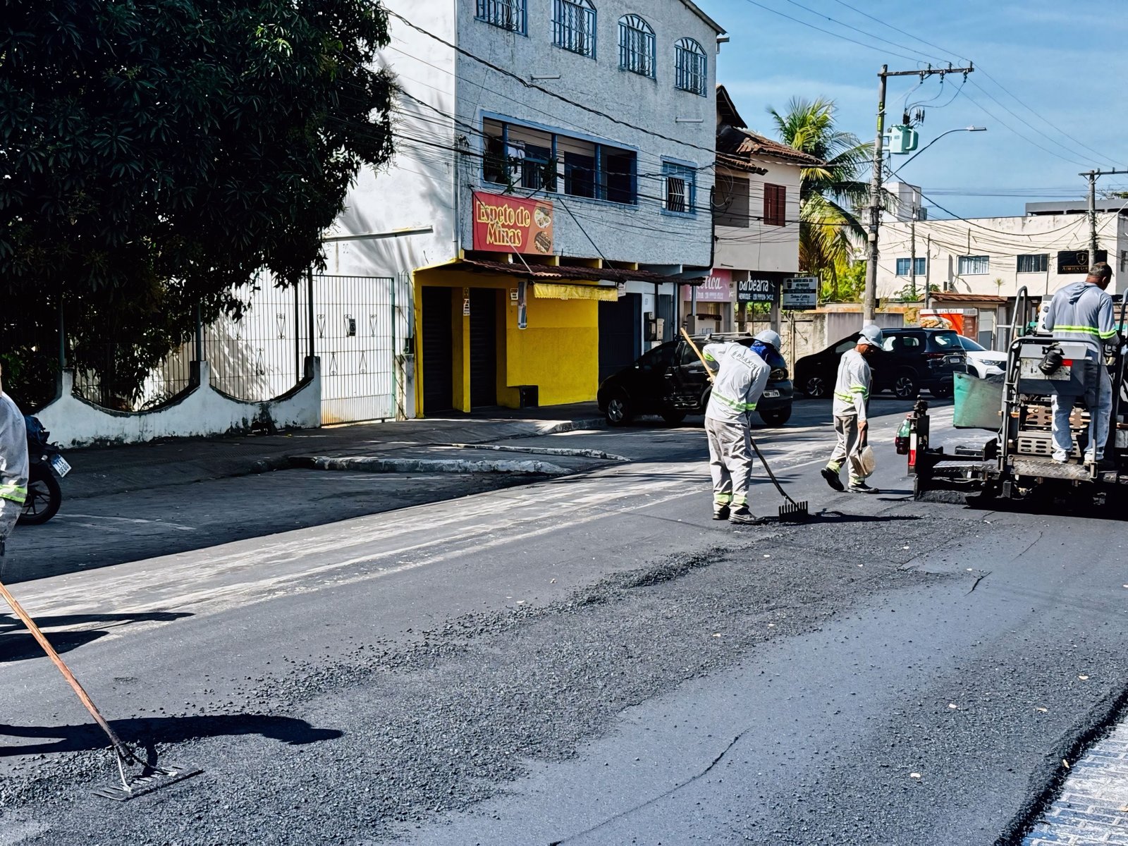 Mais um ângulo das obras de revitalização