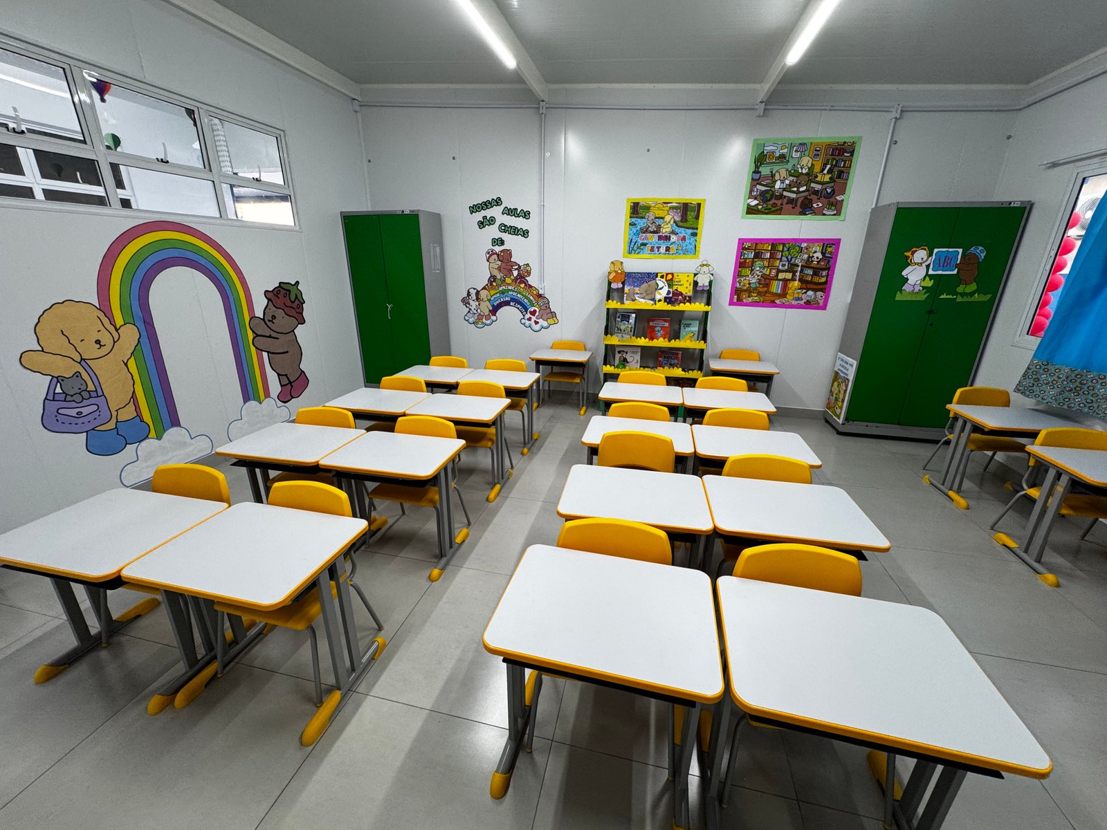 Novo espaço da escola